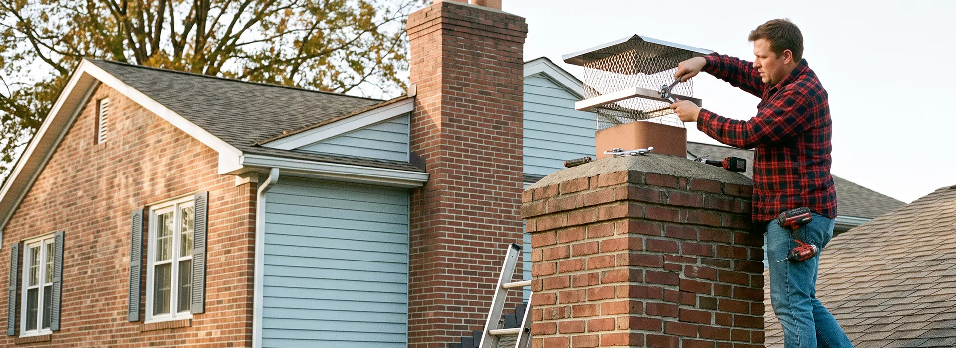 Chimney Spark Arrestor Installation in Culver City