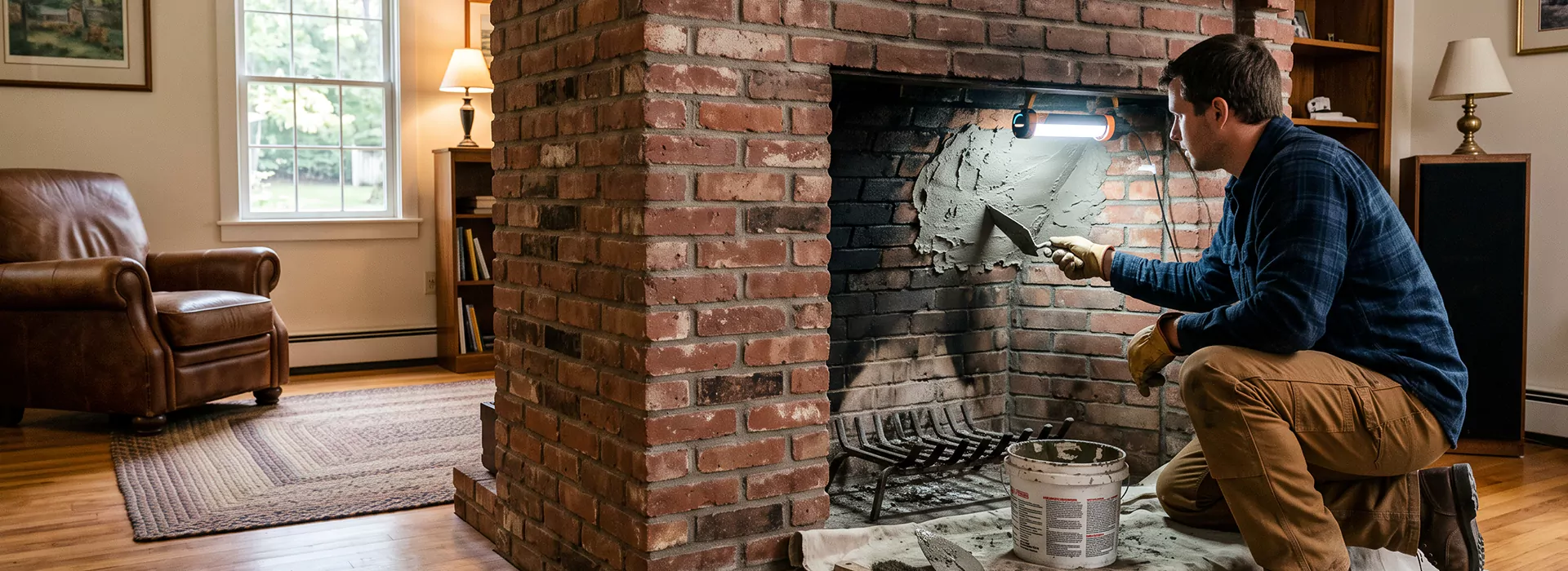 Fireplace Smoke Chamber Repair in Culver City