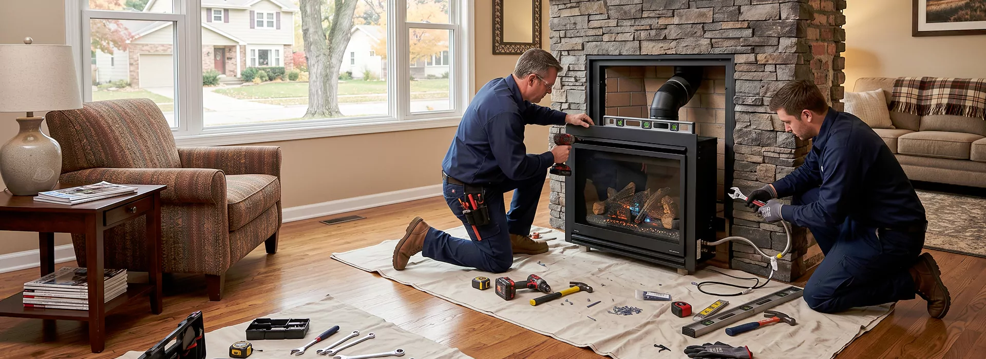 New Fireplace Installation in Culver City