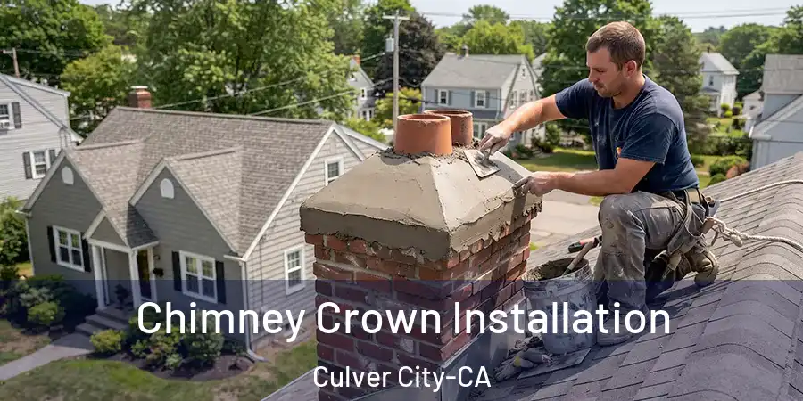 Chimney Crown Installation Culver City-CA