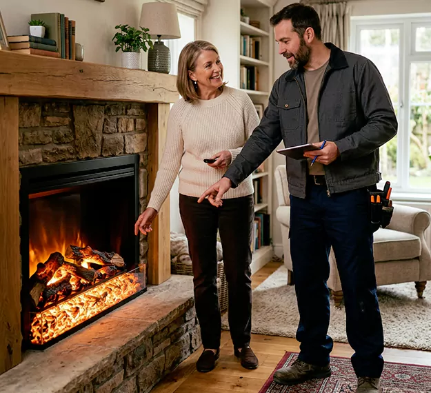 Why Culver City Homeowners Choose Our Electric Fireplace Embers Team?