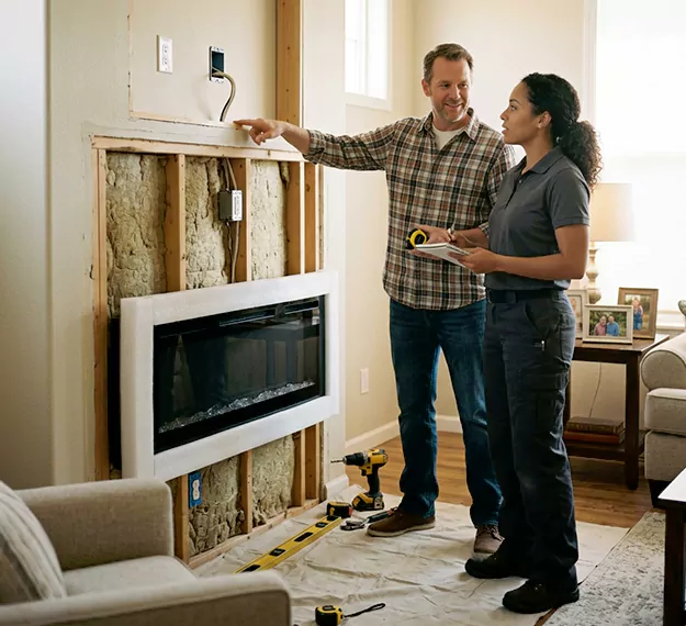 Why Culver City, CA Homeowners Choose Our Electric Fireplace Installation Team?
