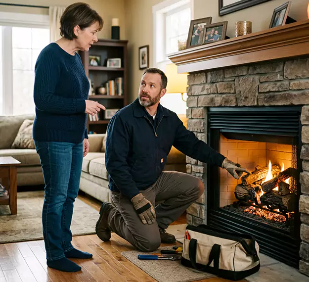 Why Culver City Homeowners Choose Our Gas Fireplace Logs Team?