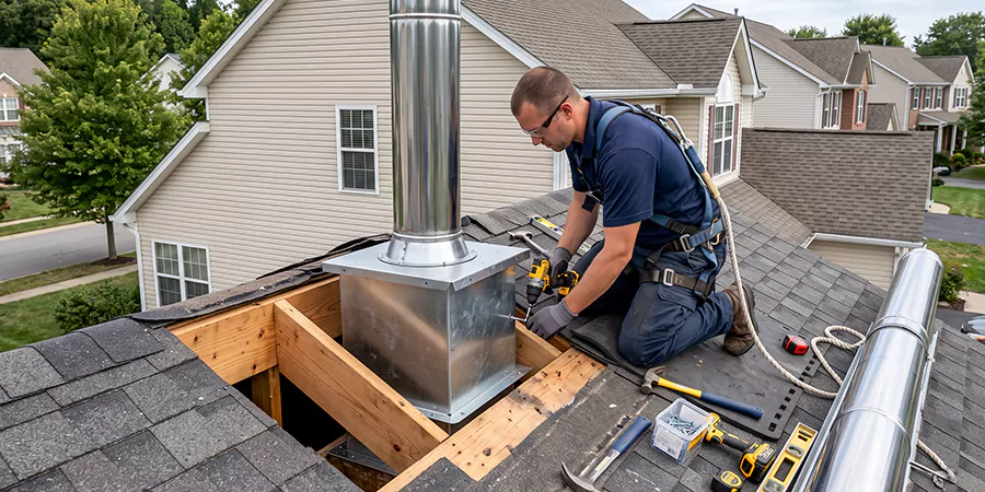 Chimney Support Box Installation Culver City