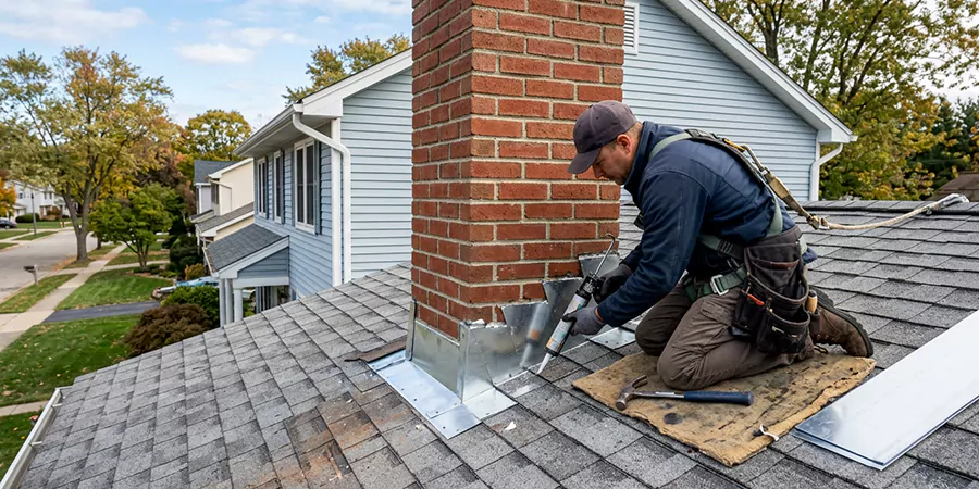 Roof and Chimney Flashing Leak Repair Culver City
