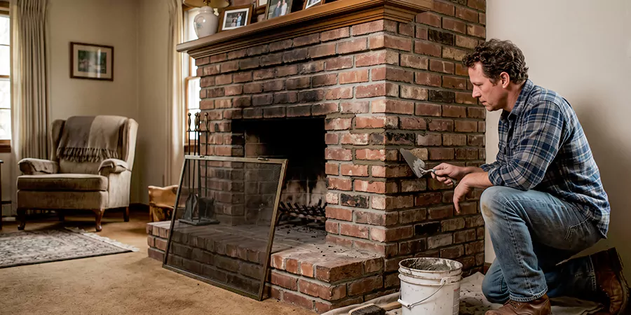 Old Fireplace Safety Repair Culver City
