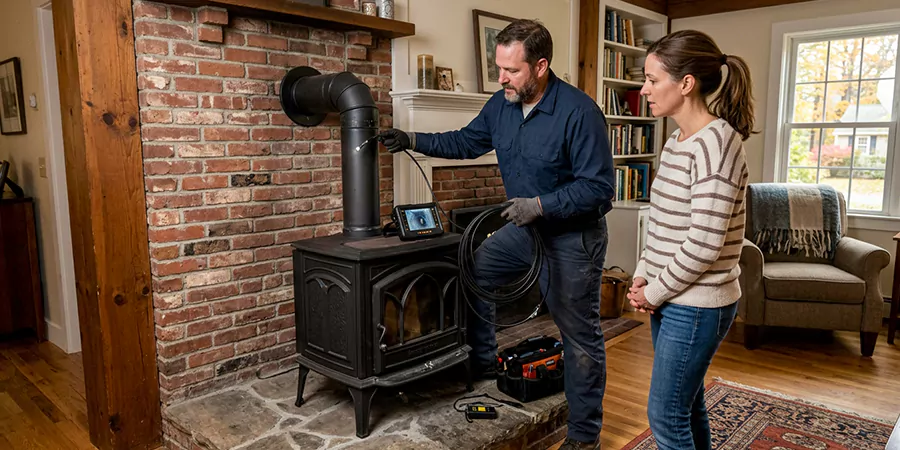 Wood Stove Chimney Inspection Culver City